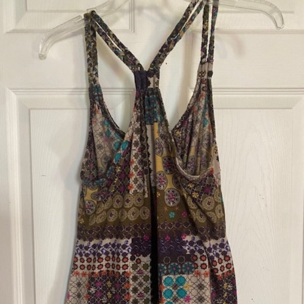 American Rag Racer Back Drawstring Shirt Women's Size L - Picture 5 of 7